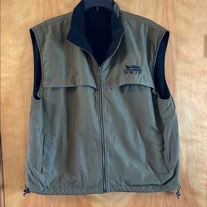 NWTF Olive Green & Black Reversible Vest